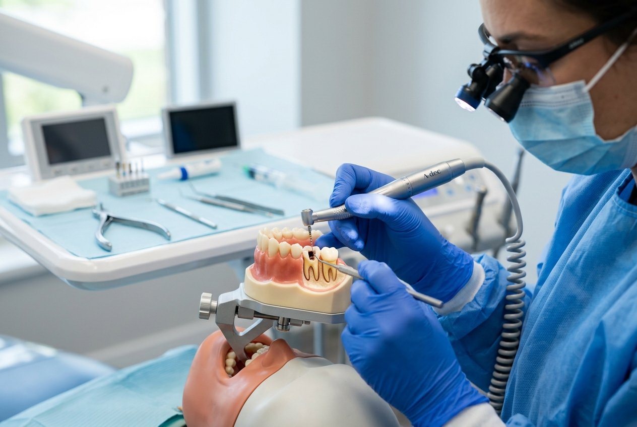Painless root canal therapy at Dedicated Dentistry Clinic Hadapsar